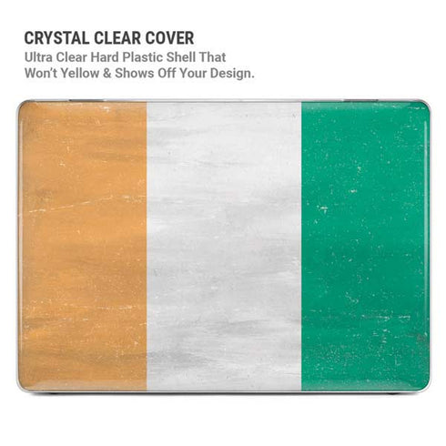 Ivory Coast Flag Distressed MacBook Pro 13in (2020) Case plus Skin